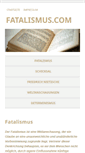 Mobile Screenshot of fatalismus.com